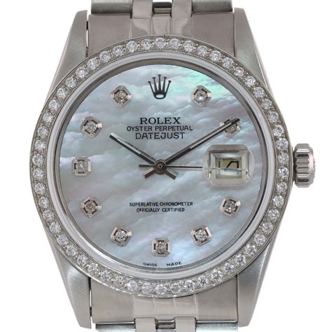 rolex shell diamond bezel|authentic Rolex diamond bezels.